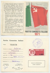 tessere storiche del partito comunista italiano