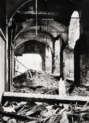 Genova - le rovine dopo le incursioni del 1942