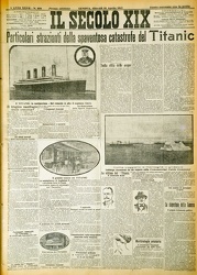 riproduzini secolo xix Aprile 1912 - tragedia titanic