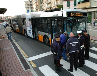 incidente autobus Corso Europa