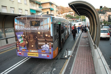 incidente autobus Corso Europa