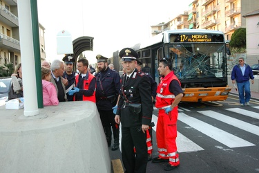 incidente autobus Corso Europa