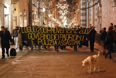 manifestazione dopo condanne