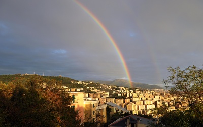 Genova - l'arcobaleno dopo la tempesta