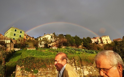 Genova - l'arcobaleno dopo la tempesta