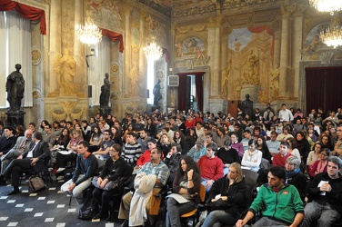 Genova - aula magna giurisprudenza - assemblea