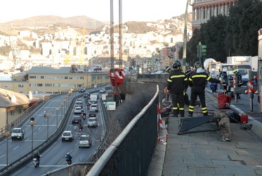 Genova - incidente in Corso Aurelio Saffi