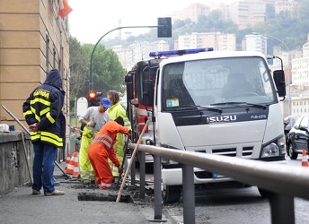 Genova - fuga di gas con rischio esplosione