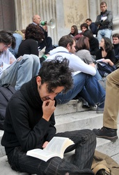 lezione in piazza GE201008