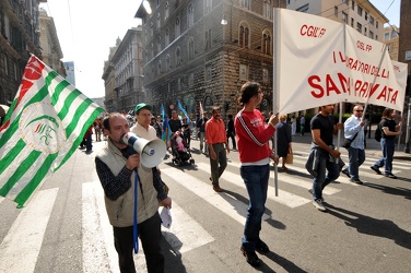 Genova - manifestazione lavoratori sanità privata 