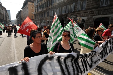 Genova - manifestazione lavoratori sanità privata 