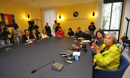 conferenza stampa sindaco Vincenzi