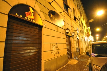 Genova - dopo la chiusura della discoteca estrella