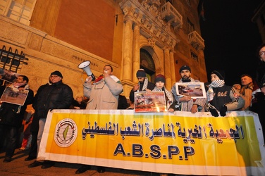 Genova - presidio solidarietà con il popolo palestinese