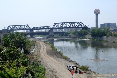 Genova - fotosequeza esplosione ponte ferro ilva