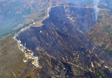 Ge - foto aeree incendio Genova