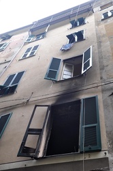 Genova - incendio via pre 57