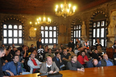 Genova - Palazzo San Giorgio - lavoratori ferport