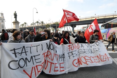 corteo studenti medi genova