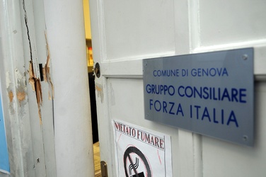 Genova - effrazione gruppo consiliare fi