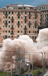 Genova - demolizione stazione elettrica