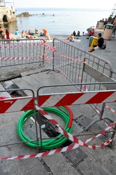 Genova - boccadasse - scavi in piazzetta