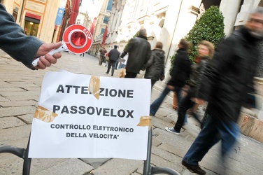 Passovelox in via Garibaldi.