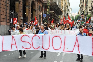 Genova - manifestazione insegnanti