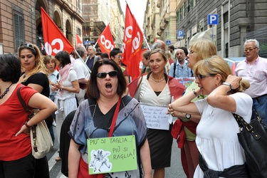 Genova - manifestazione insegnanti