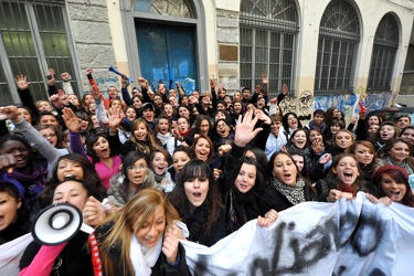 Genova - studenti liceo Gobetti