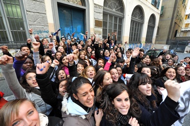 Genova - studenti liceo Gobetti