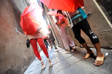 Genova - centro storico  - manifestazione prostitute