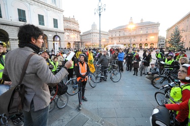 Genova - Flash Mob ciclisti 