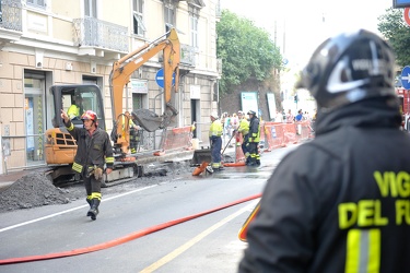 Genova - fuga gas a Rivarolo