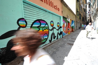 Genova - via della maddalena - graffito