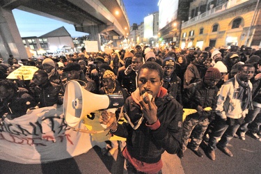 Genova - manifestazione anti-razzista
