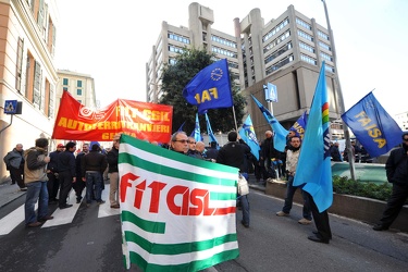 Genova - manifestazione lavoratori amt 