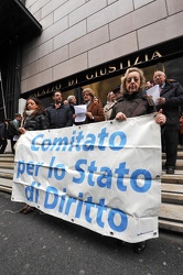 Genova - tribunale - manifestazione avvocati