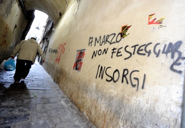 scritte contro l'unità d'Italia