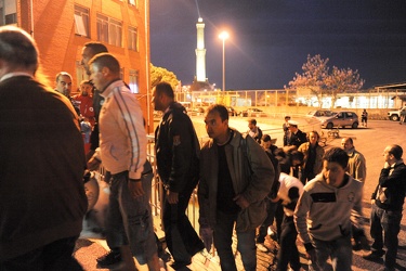 Genova - sala chiamata del porto - arrivo migranti tunisini 