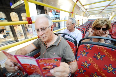 Genova - breve viaggio sugli autobus per turisti