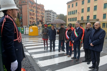 Genova - Via Fereggiano - cerimonia di commemorazione delle vitt