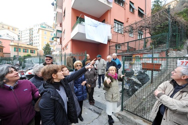 Genova - quartiere San Fruttuoso - protesta abitanti