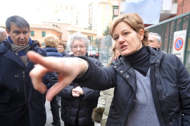 Genova - quartiere San Fruttuoso - protesta abitanti