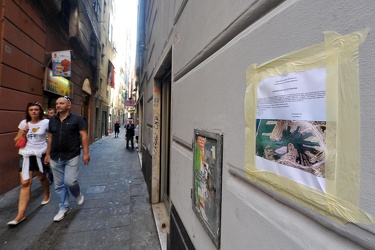 Genova - cartelli aut porto esplosioni calata bettolo