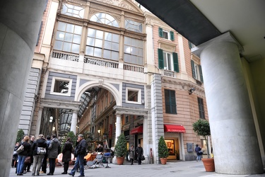Genova - ponteggi galleria mazzini