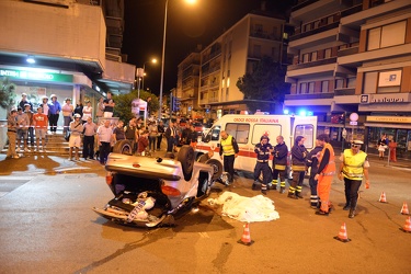Genova - incidente mortale in Corso Europa, incrocio con Via Tim