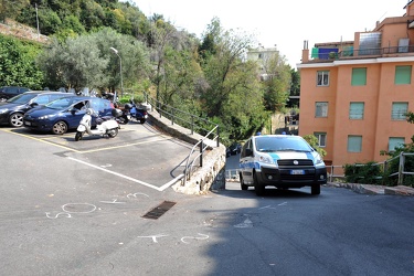 Genova - via Ausonia - incidente sul lavoro - operaio 38enne