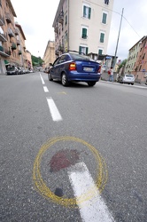 Genova Bolzaneto - Via Rata - due incidenti stradali nel raggio 