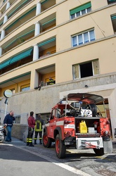 Genova - Piazza Manin - rogo in appartamento